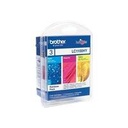 Brother LC-1100RBWBPDR ink cartridge 3 pc(s) Original Cyan, Magenta, Yellow
