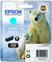 Epson Polar bear Singlepack Cyan 26XL Claria Premium Ink