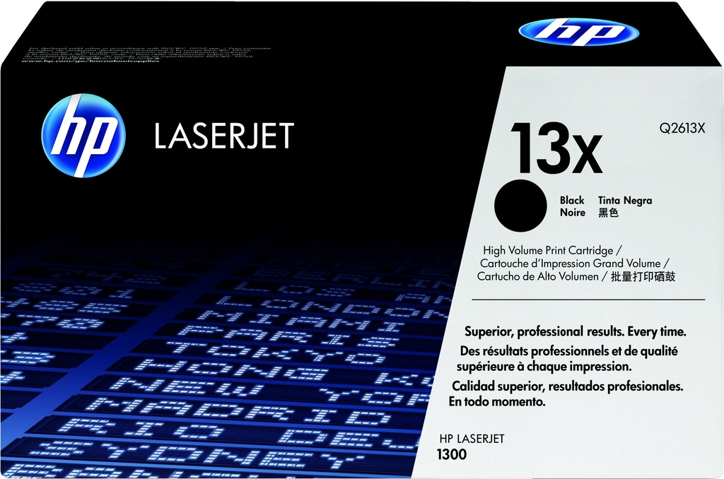 HP 13X High Yield Black Original LaserJet Toner Cartridge