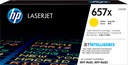 HP 657X High Yield Yellow Original LaserJet Toner Cartridge