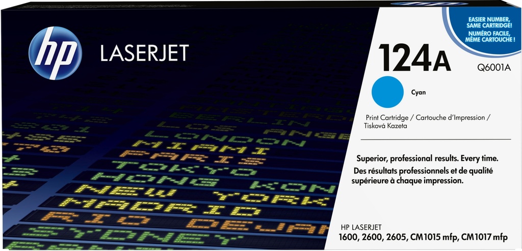 HP 124A Cyan Original LaserJet Toner Cartridge