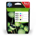 HP 903XL ink cartridge 4 pc(s) Original High (XL) Yield Black, Cyan, Magenta, Yellow