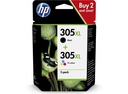 HP 305XL ink cartridge 2 pc(s) Original High (XL) Yield Black, Cyan, Magenta, Yellow