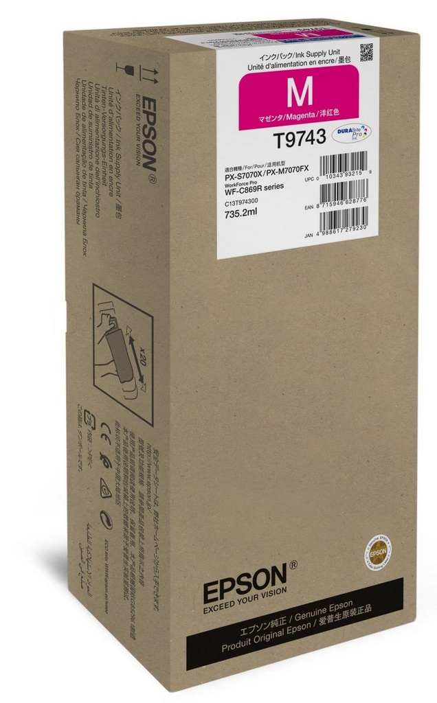 Epson C13T97430N ink cartridge 1 pc(s) Original Magenta