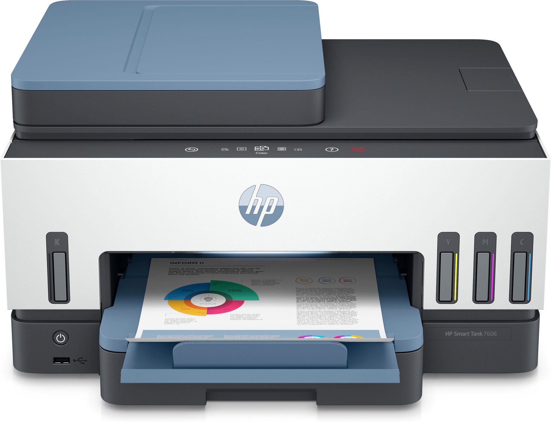 HP Smart Tank 7606 All-in-One Thermal inkjet A4 4800 x 1200 DPI 15 ppm Wi-Fi