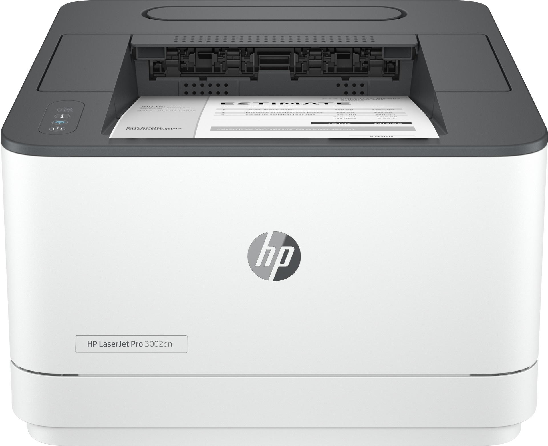 HP LaserJet Pro 3002dn Printer, Black and white, Printer for Small medium business, Print, Dualband Wi-Fi; Strong Security; Energy Efficient; Fast first page out speeds; Two-sided printing; Roam