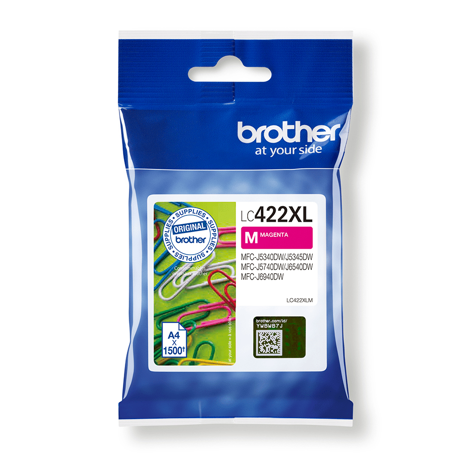 Brother LC-422XLM ink cartridge 1 pc(s) Original Magenta
