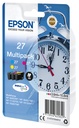 Epson Alarm clock Multipack 3-colour 27 DURABrite Ultra Ink