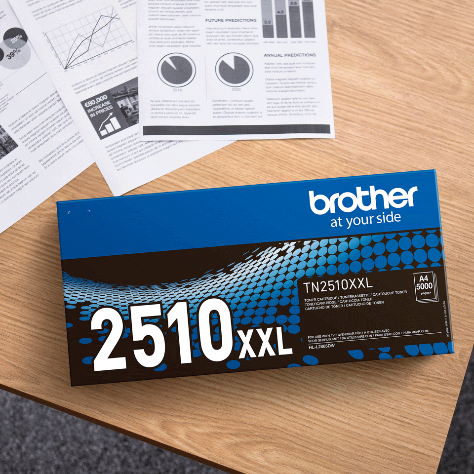 [P328603] Brother TN-2510XL toner cartridge 1 pc