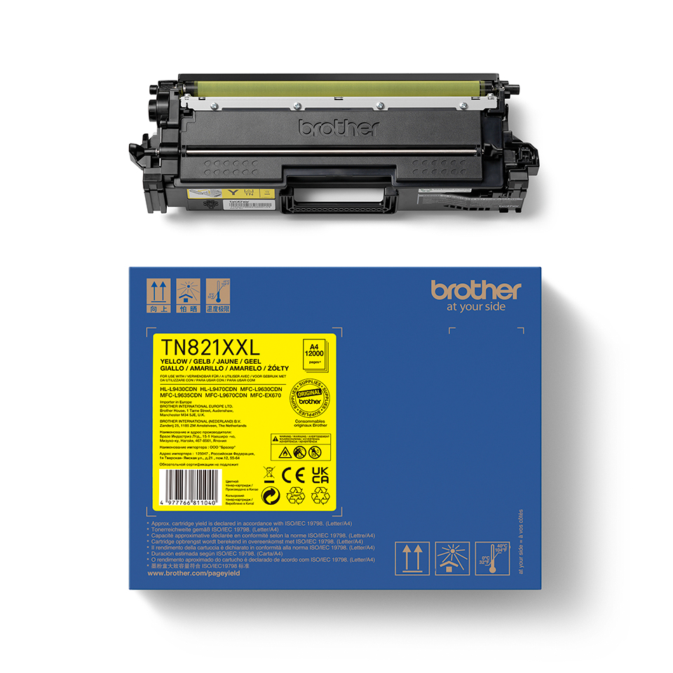 [P328910] Brother TN-821XXLY toner cartridge 1 pc