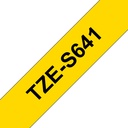 Brother TZE-S641 label-making tape Black on yellow TZ