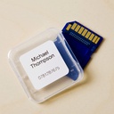 Brother DK11221 P-Touch Étiquettes 23mm x 23mm, Capacité 1000 pour Brother P-Touch QL/QL 12-102mm/700