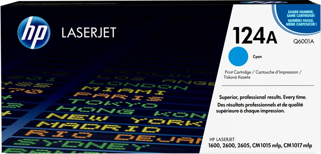 HP 124A Cyan Original LaserJet Toner Cartridge