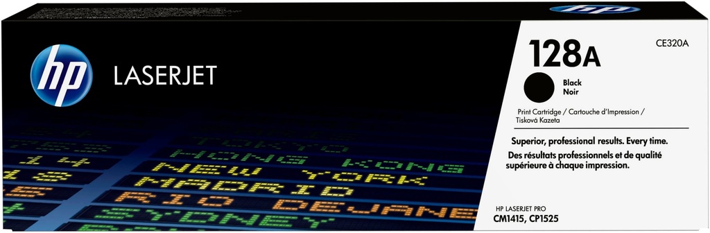 HP 128A Black Original LaserJet Toner Cartridge