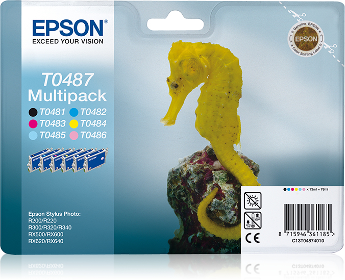 Epson Seahorse Multipack 6-colours T0487
