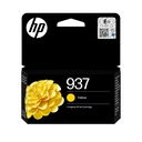 HP 4S6W4NE/937 Cartouche à  tête d'impression jaune, 800 Feuilles ISO/IEC 19752 pour HP OfficeJet Pro 9100 