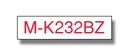 Brother MK-232BZ DirectLabel rouge sur blanc 12mm x 8m pour Brother P-Touch M 9-12mm