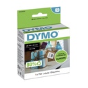 Dymo S0929120 Étiquettes DirectLabel blanc 25mm x25 mm pour Dymo LW 550 60mm/60mm