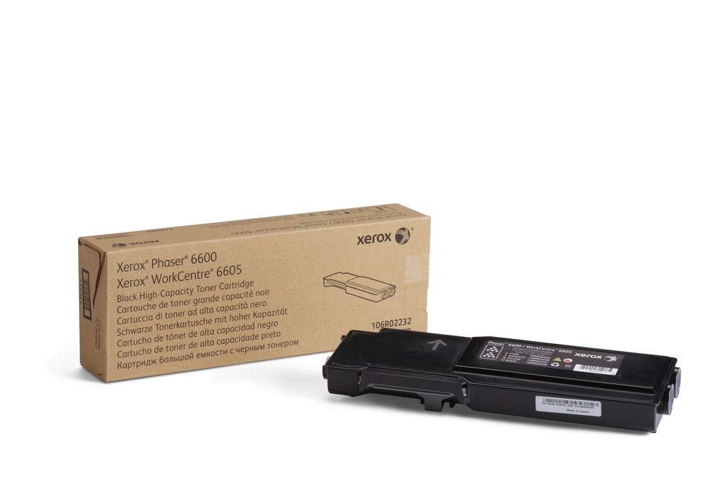 Xerox 106R02232 Kit toner noir haute capacité, 8.000 Pages ISO/IEC 19752 pour Xerox Phaser 6600