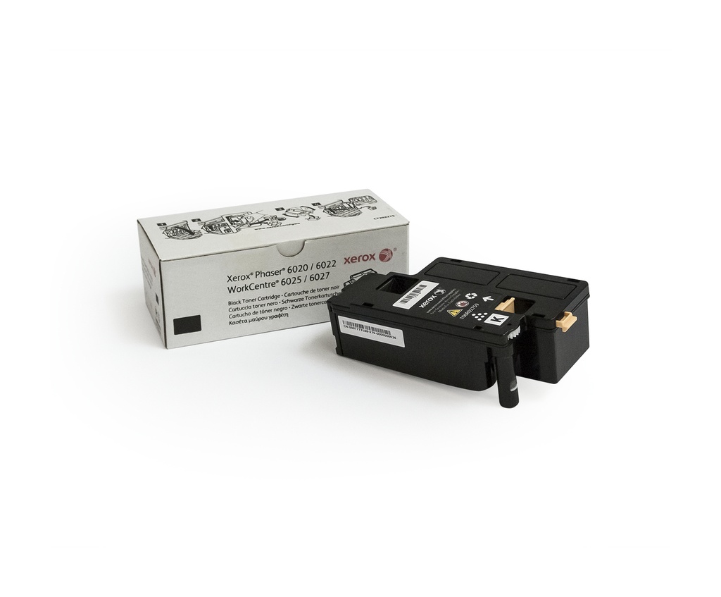 Xerox Genuine Phaser® 6020​/​6022, WorkCentre® 6025​/​6027 Black Standard capacity Toner Cartridge (2000 Pages) - 106R02759