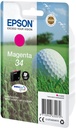 Epson C13T34634010/34 Cartouche d'encre magenta, 300 Feuilles 4,2ml pour Epson WF-3720