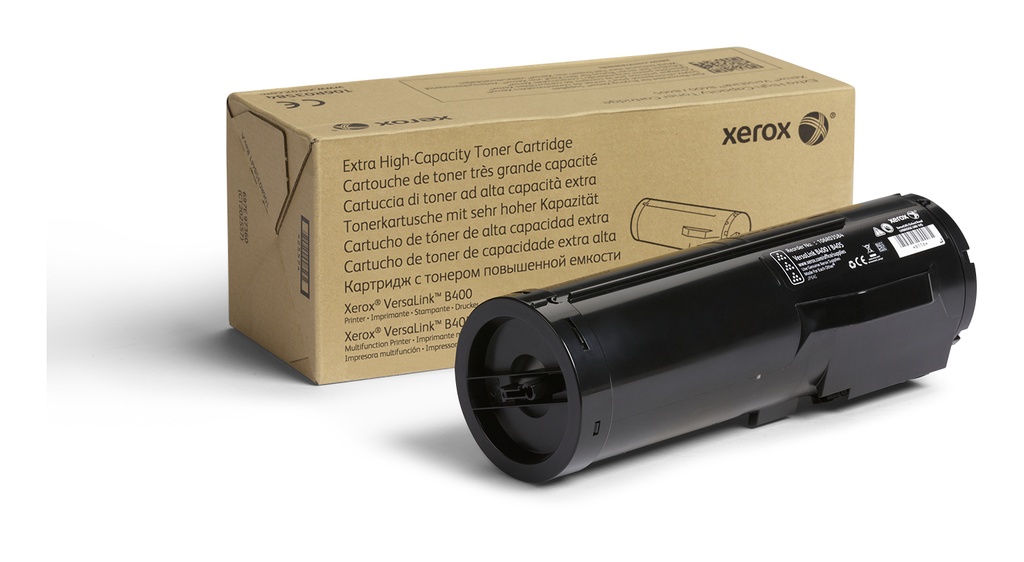 Xerox Genuine ® VersaLink® B400 Printer​/​B405 Multifunction Printer Black Extra High capacity Toner Cartridge (24600 Pages) - 106R03584