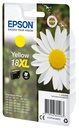 Epson C13T18144012/18XL Cartouche d'encre jaune haute capacité, 450 Feuilles 6,6ml pour Epson XP 30