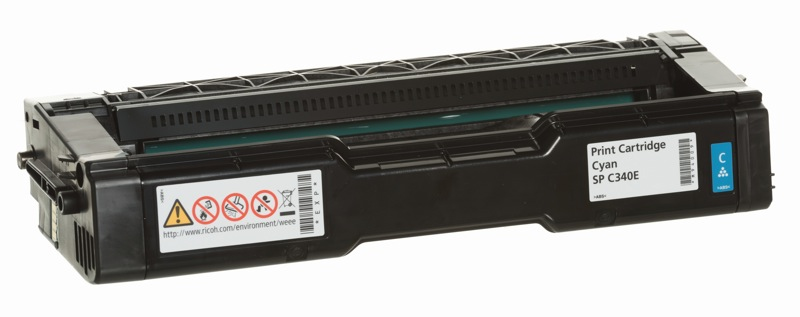 Ricoh 407900/SPC340E Toner cyan, 5.000 Feuilles ISO/IEC 19798 pour Ricoh SP C 340