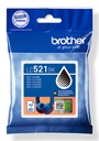 Brother LC-521BK Cartouche d'encre noire, 500 Pages ISO/IEC 19752 pour Brother DCP-J 1260