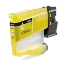 Brother LC-527XLY Cartouche d'encre jaune haute capacité, 2.000 Pages ISO/IEC 19752 pour Brother MFC-J 4350