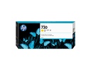 HP P2V70A/730 Cartouche d'encre jaune 300ml pour HP DesignJet T 1600/1700/940