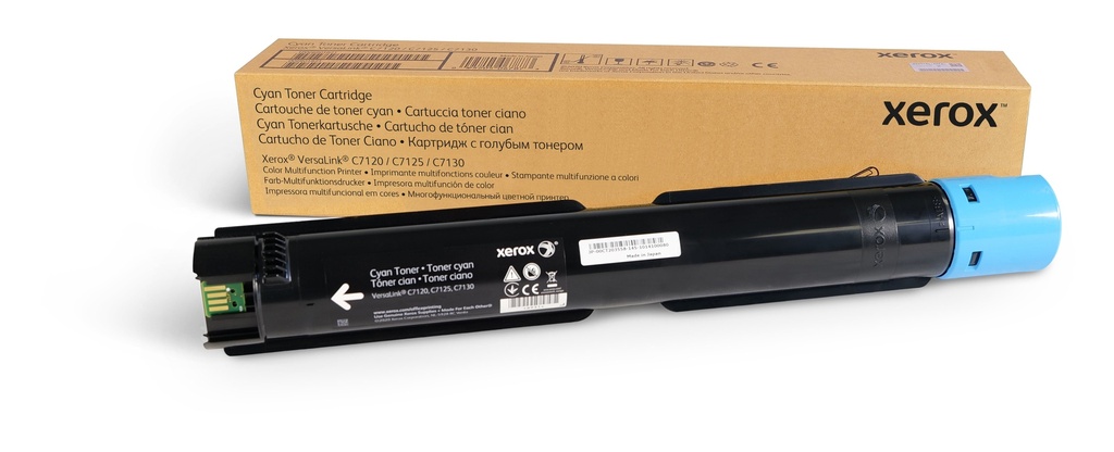 Xerox 006R01825 Kit toner cyan, 18.500 Feuilles ISO/IEC 19752 pour Xerox VersaLink C 7100