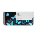 HP 676M8A/738 Cartouche d'encre jaune 300ml pour HP DesignJet T 850 