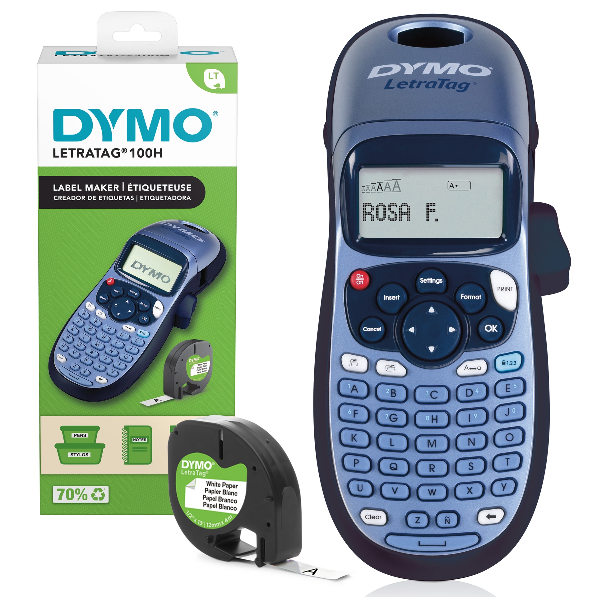 DYMO LetraTag LT-100H + Tape label printer