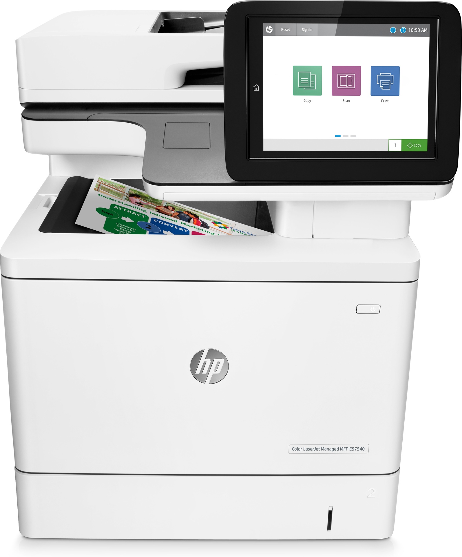 HP Color LaserJet Managed MFP E57540dn