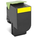 Lexmark 80C2XY0 - Toner jaune haute capacité, 4 000 pages