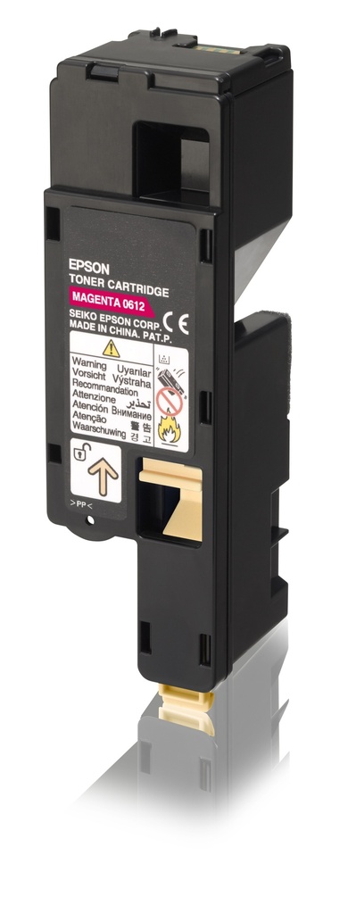 Epson C13S050612/0612 Toner magenta haute capacité, 1.400 Pages ISO/IEC 19798 pour Epson AcuLaser C 1700
