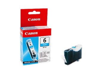 Canon 4706A002/BCI-6C Cartouche d'encre cyan, 280 Pages ISO/IEC 24711 13ml pour Canon BJC 8200/I 560/I 990/I 9900/S 800