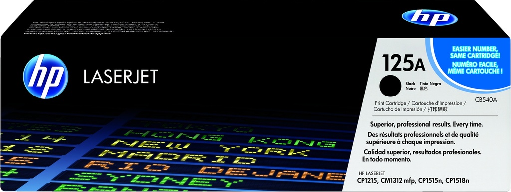 HP 125A Black Original LaserJet toner cartridge