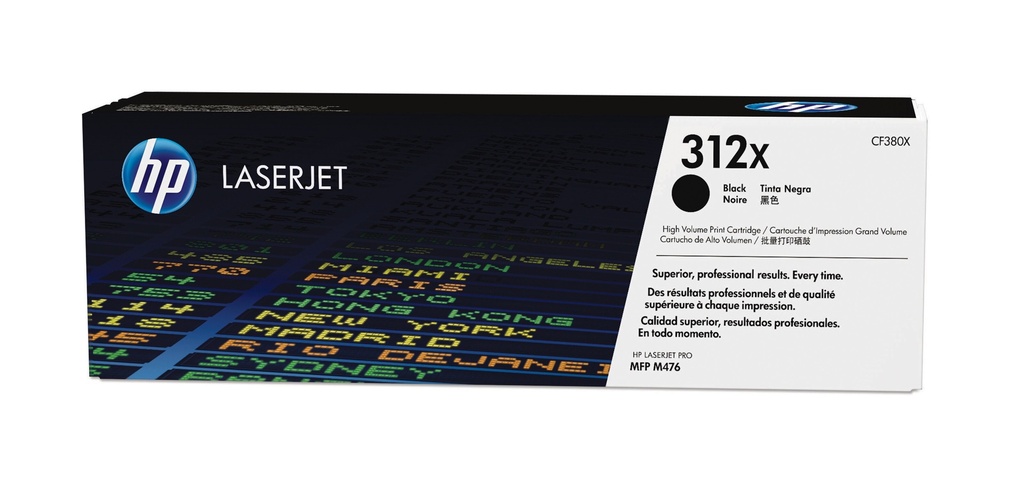 HP 312X High Yield Black LaserJet toner cartridge