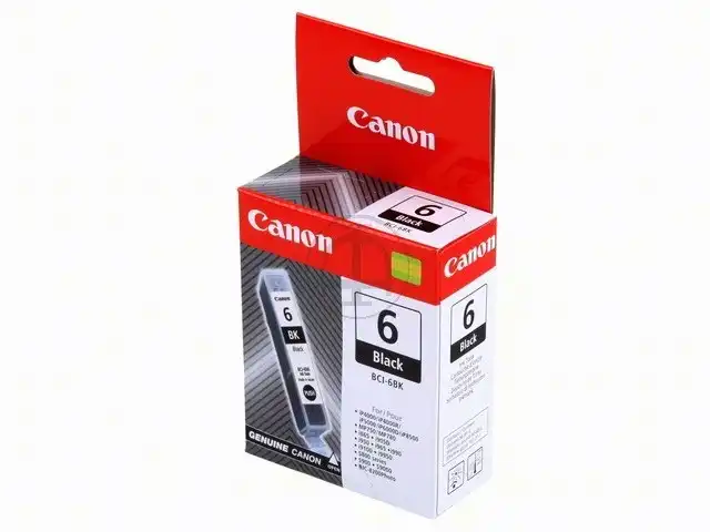 Canon 4705A002/BCI-6BK Cartouche d'encre noire, 210 Pages ISO/IEC 24711 13ml pour Canon BJC 8200/I 865/I 990/I 9900/S 800