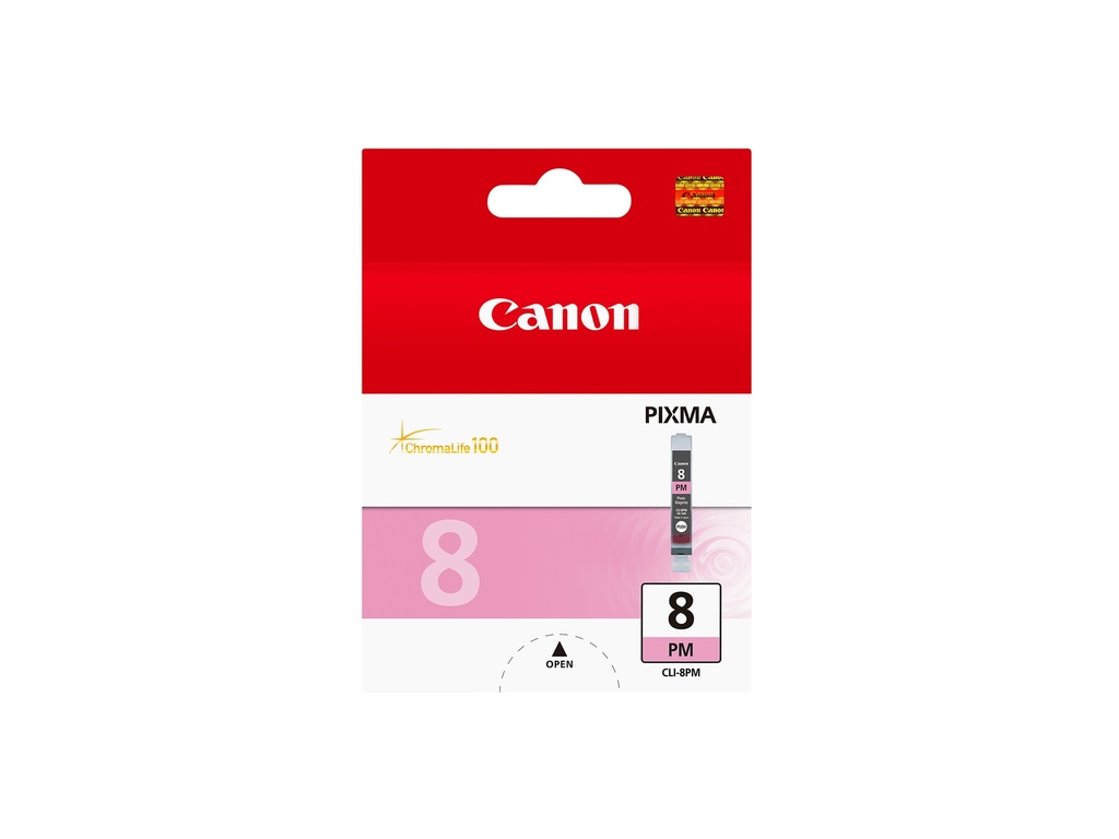 Canon 0625B001/CLI-8PM Cartouche d'encre magenta claire, 5.630 Pages 13ml pour Canon Pixma IP 6600/MP 960/Pro 9000