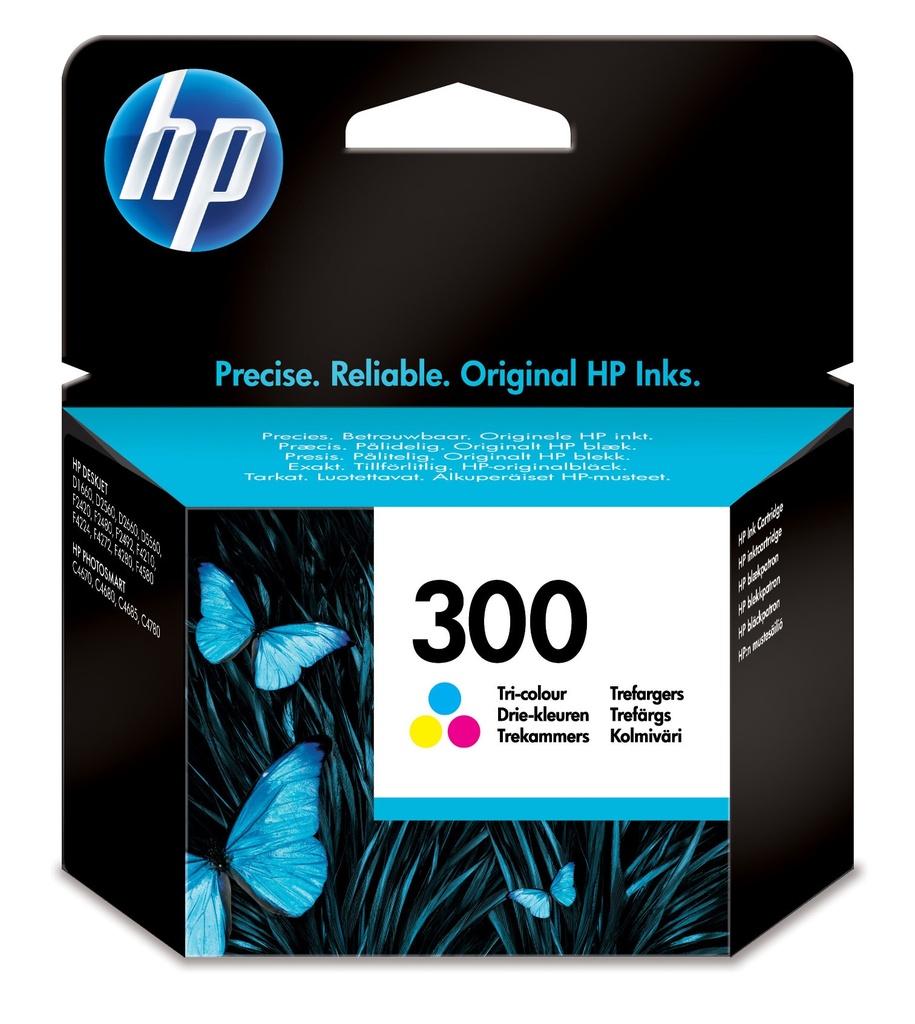 HP CC643EE/300 Cartouche à tête d'impression couleur, 165 Pages ISO/IEC 24711 4ml pour HP DeskJet D 2500/OfficeJet J 4500