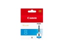 Canon 0621B001/CLI-8C Cartouche d'encre cyan, 420 Pages ISO/IEC 24711 13ml pour Canon Pixma IP 3300/4200/6600/MP 960/Pro 9000