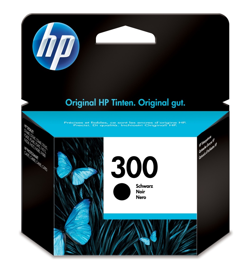 HP CC640EE/300 Cartouche à tête d'impression noire, 200 Pages ISO/IEC 24711 4ml pour HP DeskJet D 2500/Fax 640/OfficeJet J 4500