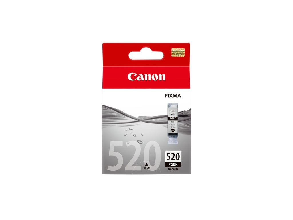 Canon 2932B001/PGI-520PGBK Cartouche d'encre noire pigmentée, 324 Pages 19ml pour Canon Pixma IP 3600/MP 980