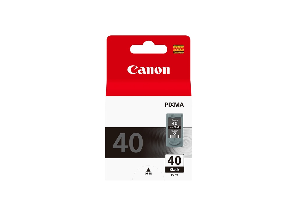 Canon 0615B001/PG-40 Cartouche à tête d'impression noire 16ml pour Canon Fax JX 200/Pixma IP 1600/Pixma IP 2200/Pixma IP 2500/Pixma IP 2600