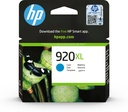 HP CD972AE/920XL Cartouche d'encre cyan haute capacité, 700 Pages ISO/IEC 24711 6ml pour HP OfficeJet 6000