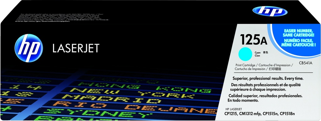 HP 125A Cyan Original LaserJet toner cartridge