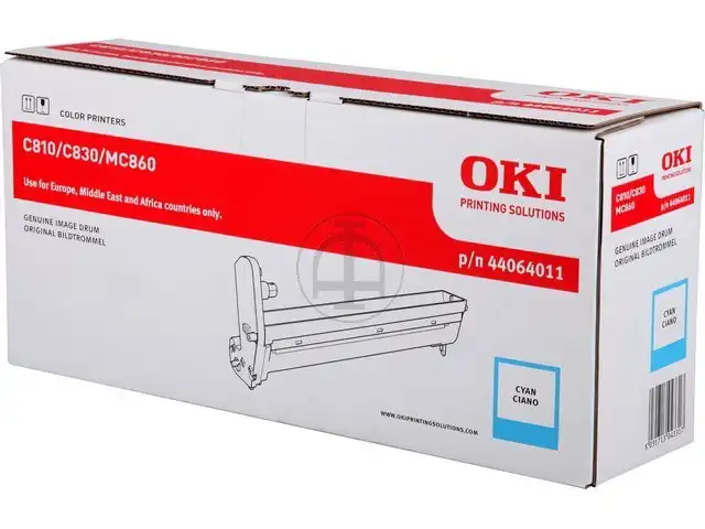OKI 44064011 Kit tambour cyan, 20.000 Feuilles ISO/IEC 19752 pour OKI C 800/801/MC 851/MC 860/MC 861